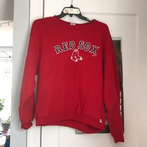 Red Sox crewneck sweatshirt.